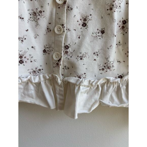 Jamie Kay Ruffle Cardigan White 3T - Picture 3 of 4